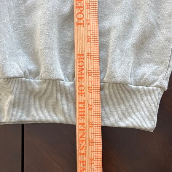 Oli Viv Cozy Half Zip Long Sleeve Popover Sweatshirt Medium Olive Green Soft - Picture 6 of 8